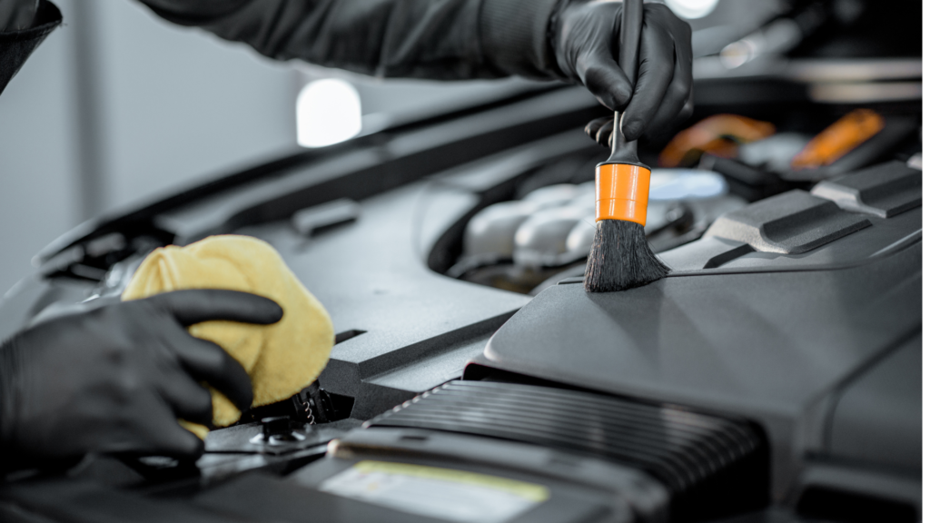 Scrub the Engine Bay